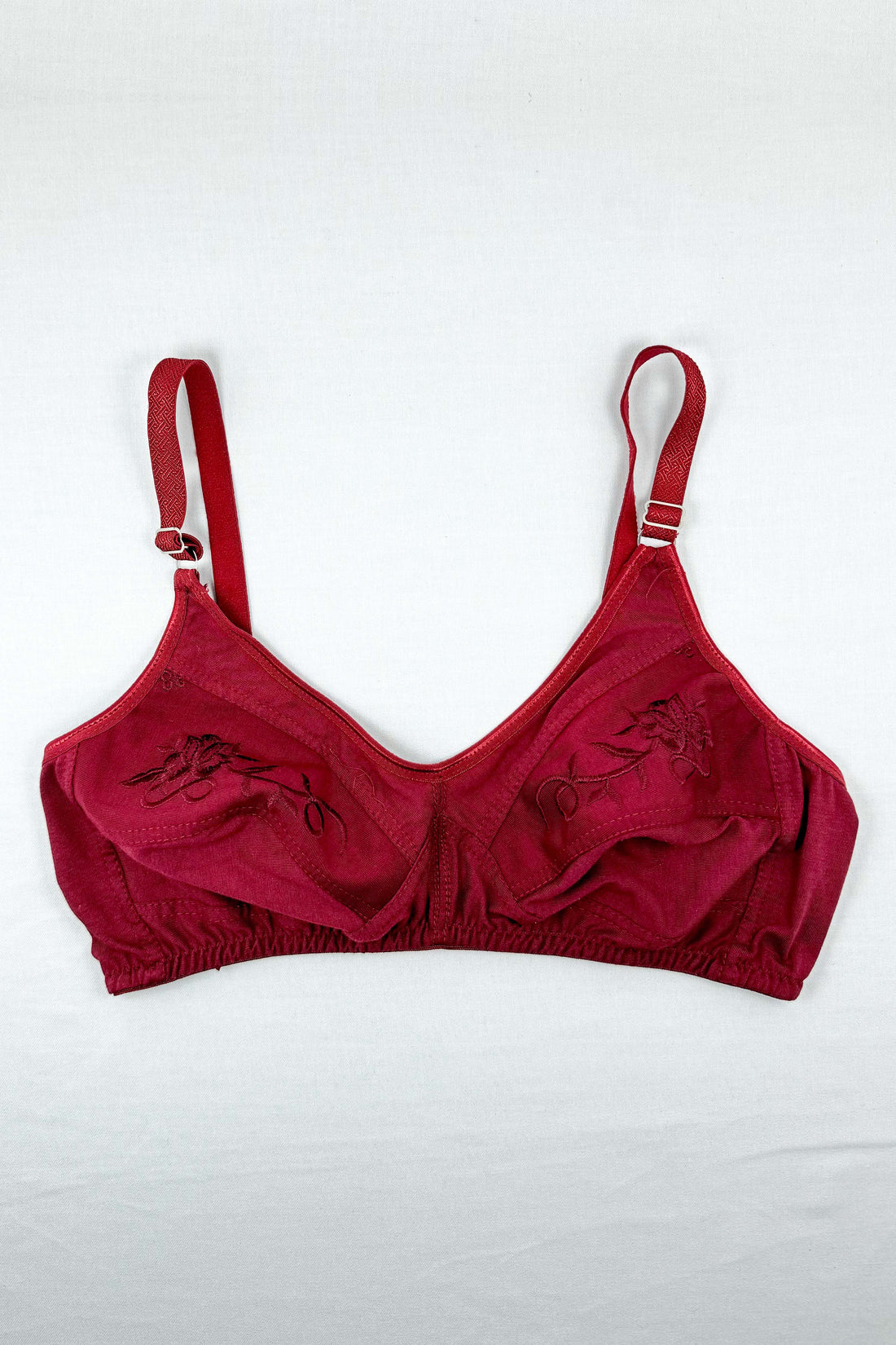 Blendivo Embroided Summer Bra (Burgundy)