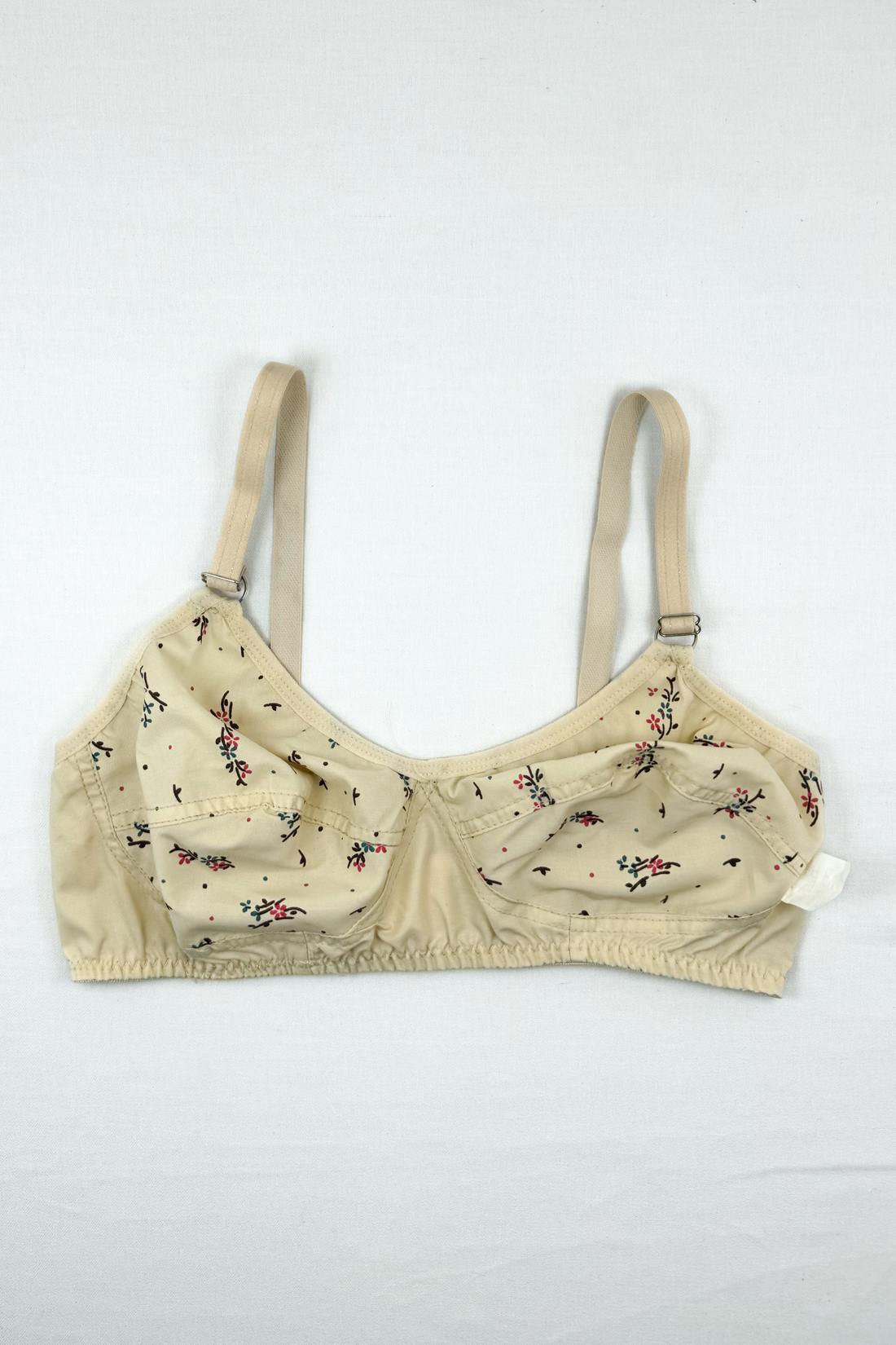 Blendivo Soft Cotton Bra with Floral Print