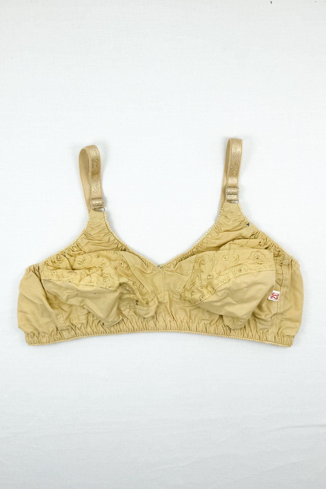 Blendivo Embroidered Cotton Bra