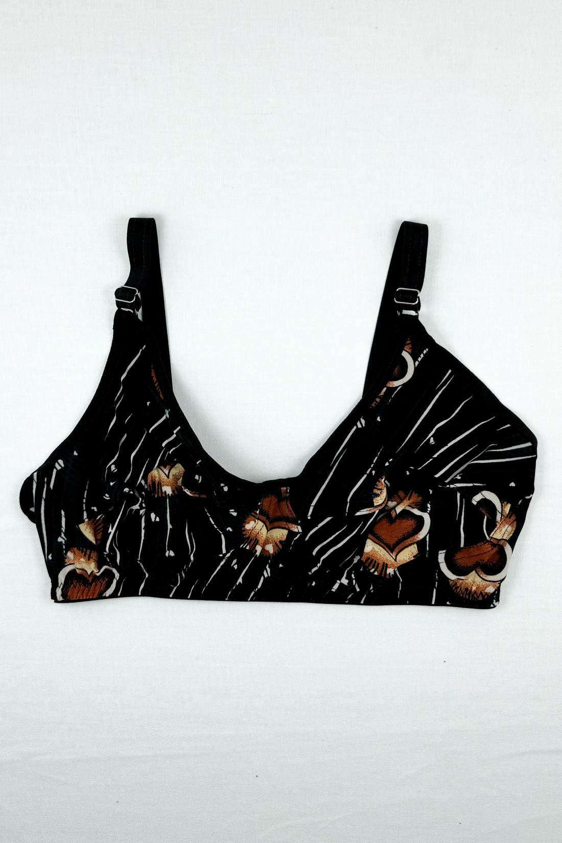 Blendivo Soft Lycra Bra with Elegant Floral Design