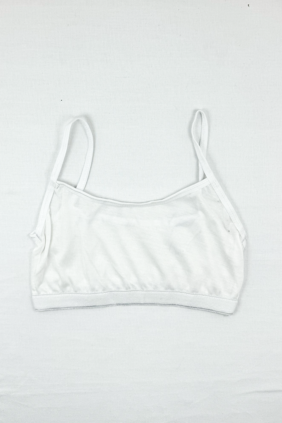 Blendivo Classic Soft Jersey Bralette (White)