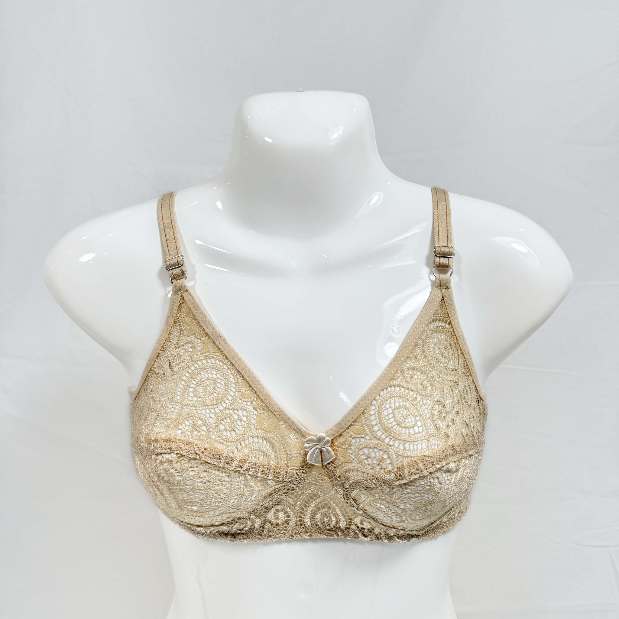 Blendivo FlexFit Lycra Mesh Bra (BEIGE)