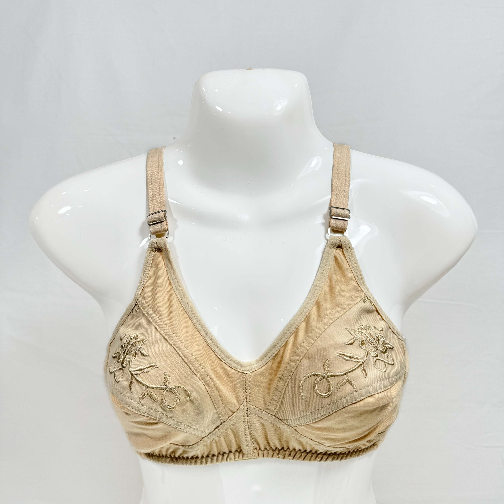 Blendivo Embroided Summer Bra (Beige)